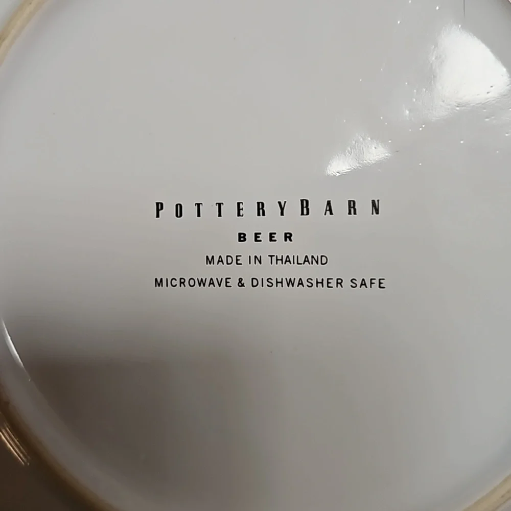 POTTERY BARN BEER Series salad dessert plates
